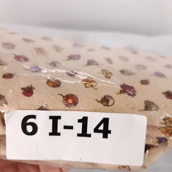 Salvatore Ferragamo Mens Silk Linen Necktie Designer Tie Beige Flowers Ladybug - Picture 10 of 10